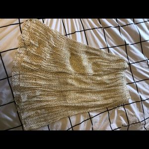 Cheetah print maxi skirt